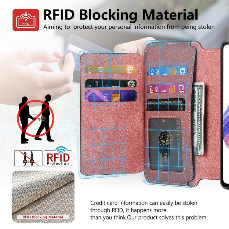 For Redmi K90 / Poco F8 Pro 5G CaseNeo MagSafe RFID Anti-theft Zipper Wallet Retro Leather Phone Case