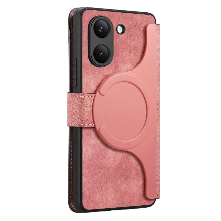 For Redmi Turbo 5 5G / Poco X8 Pro 5G CaseNeo MagSafe RFID Anti-theft Zipper Wallet Retro Leather Phone Case