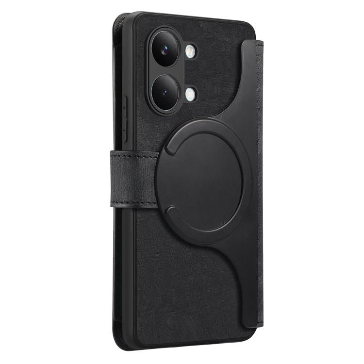 For Redmi Turbo 5 Max / Poco X8 Pro Max CaseNeo MagSafe RFID Anti-theft Zipper Wallet Retro Leather Phone Case