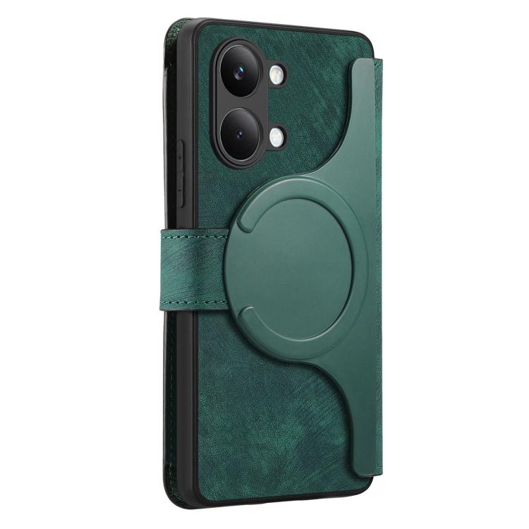 For Redmi Turbo 5 Max / Poco X8 Pro Max CaseNeo MagSafe RFID Anti-theft Zipper Wallet Retro Leather Phone Case