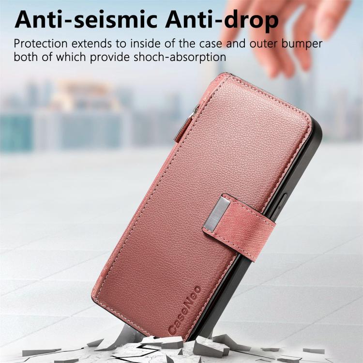 For Redmi Turbo 5 Max / Poco X8 Pro Max CaseNeo MagSafe RFID Anti-theft Zipper Wallet Retro Leather Phone Case