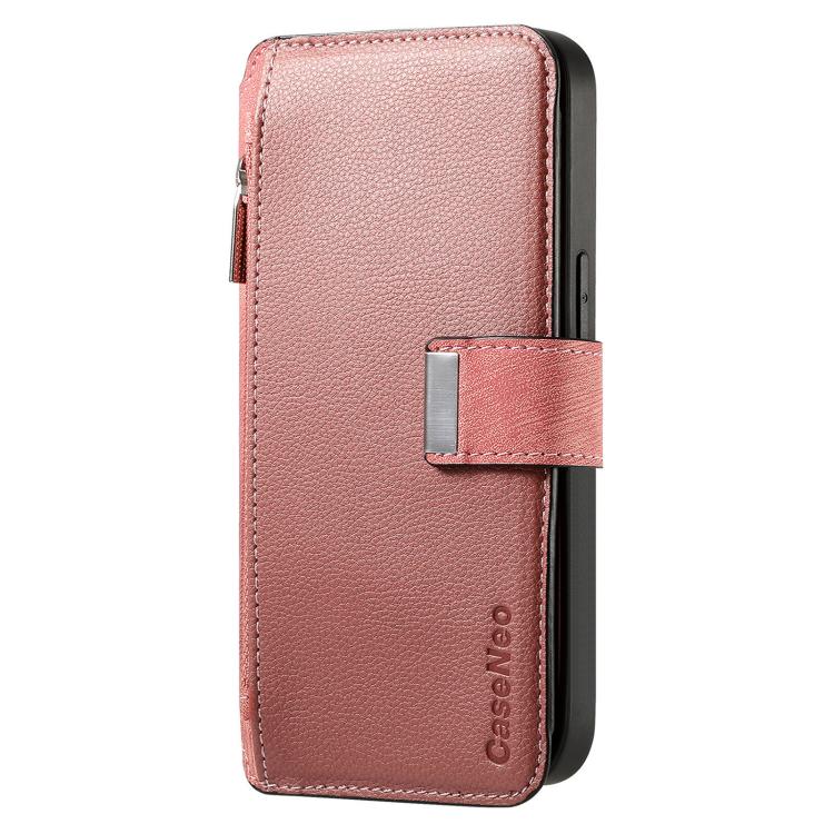 For Redmi Note 15 Pro+ Global 163.3mm CaseNeo MagSafe RFID Anti-theft Zipper Wallet Retro Leather Phone Case