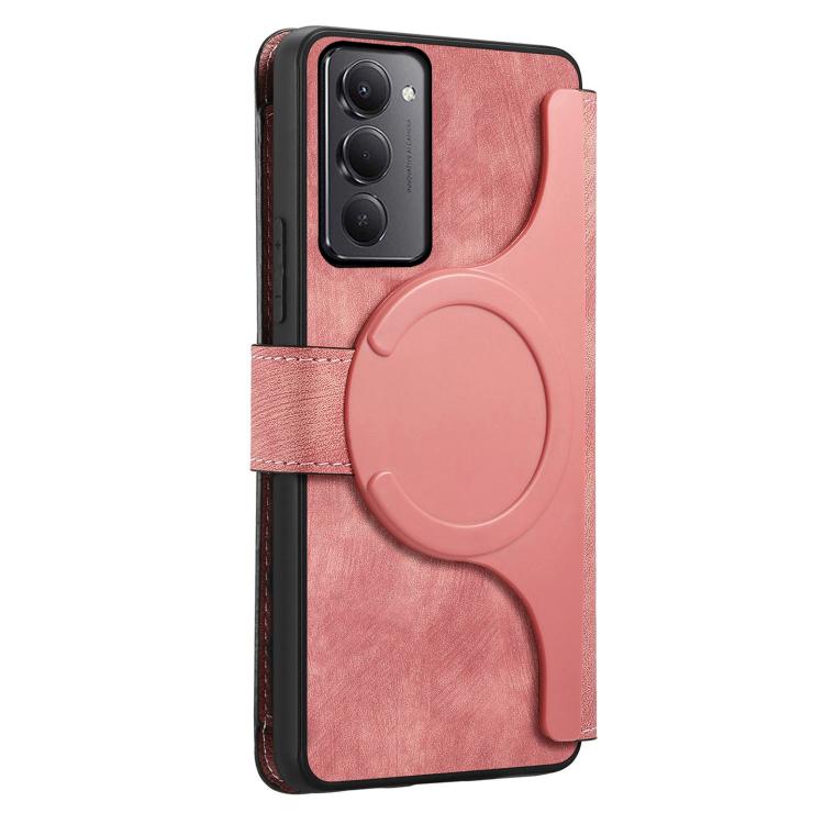 For Redmi 15 5G Global / 4G SEA 169.5mm CaseNeo MagSafe RFID Anti-theft Zipper Wallet Retro Leather Phone Case