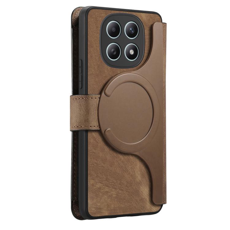 For Redmi Note 15 4G / 5G Global 164mm CaseNeo MagSafe RFID Anti-theft Zipper Wallet Retro Leather Phone Case