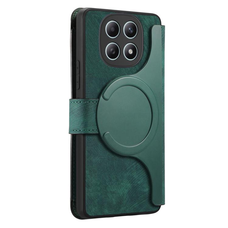 For Redmi Note 15 4G / 5G Global 164mm CaseNeo MagSafe RFID Anti-theft Zipper Wallet Retro Leather Phone Case