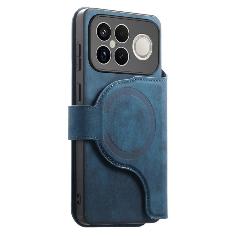 For Redmi K90 Pro Max / Poco F8 Ultra CaseNeo MagSafe RFID Anti-theft Zipper Wallet Retro Leather Phone Case