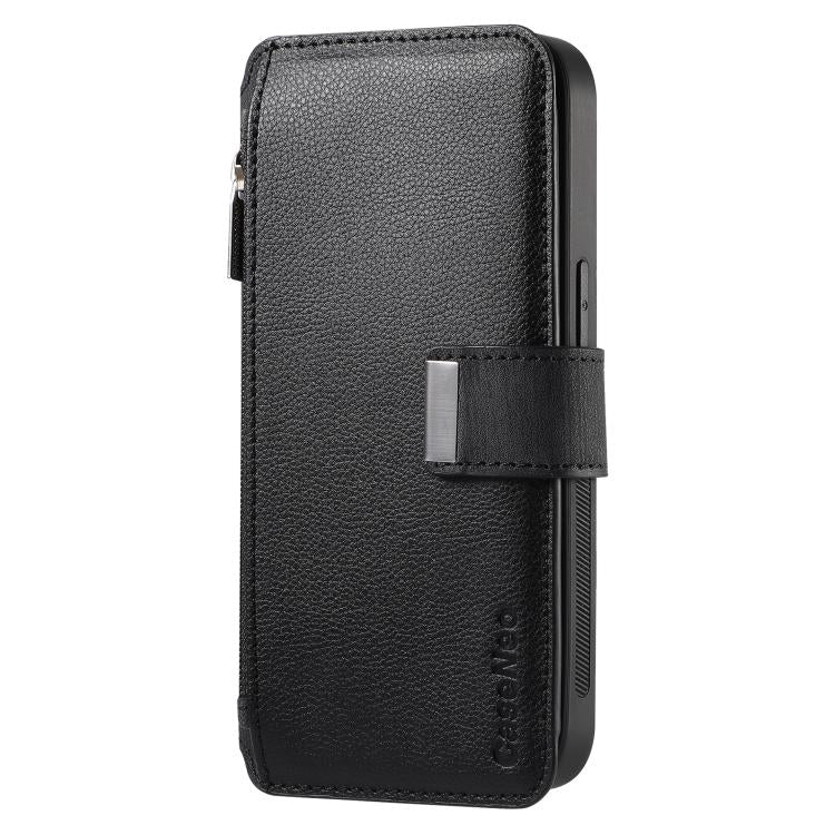 For Redmi Note 13R Pro 5G CaseNeo MagSafe RFID Anti-theft Zipper Wallet Retro Leather Phone Case