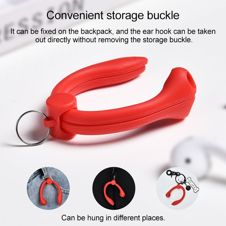 For AirPods 1 / 2 / AirPods Pro / Huawei FreeBuds 3 Wireless Earphones Silicone Anti-lost Lanyard Ear Hook