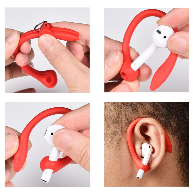 For AirPods 1 / 2 / AirPods Pro / Huawei FreeBuds 3 Wireless Earphones Silicone Anti-lost Lanyard Ear Hook