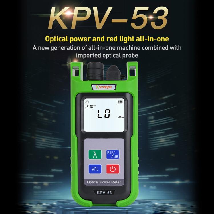 Komshine KPV-53 Optical Power Meter Fiber Loss Measuring Instrument, Model:KPV-53-C/-50dBm～+26dBm