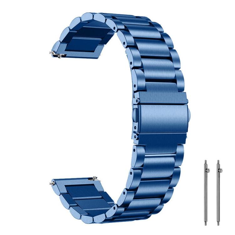 22mm xDfind Three Beads Stainless Steel Watch Band