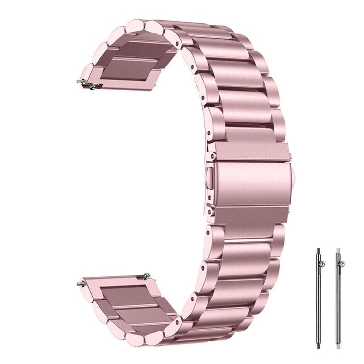 22mm xDfind Three Beads Stainless Steel Watch Band