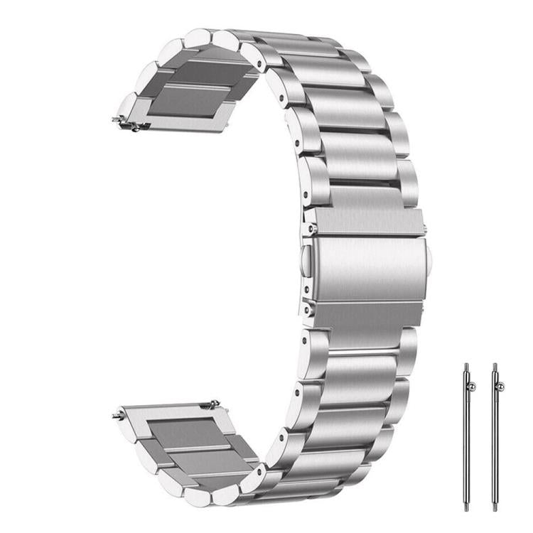 22mm xDfind Three Beads Stainless Steel Watch Band