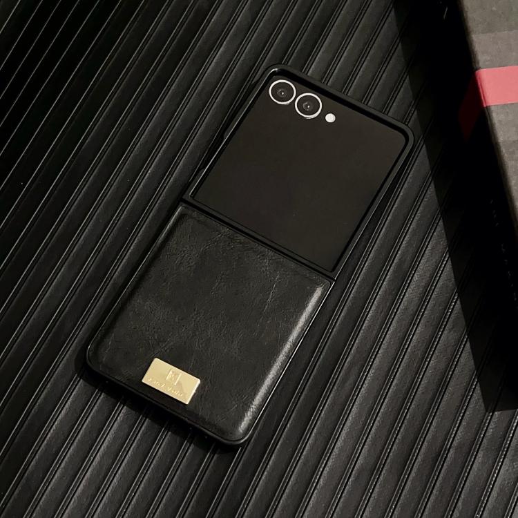 For Samsung Galaxy Z Flip7 5G Crazy Horse Texture PU Phone Case
