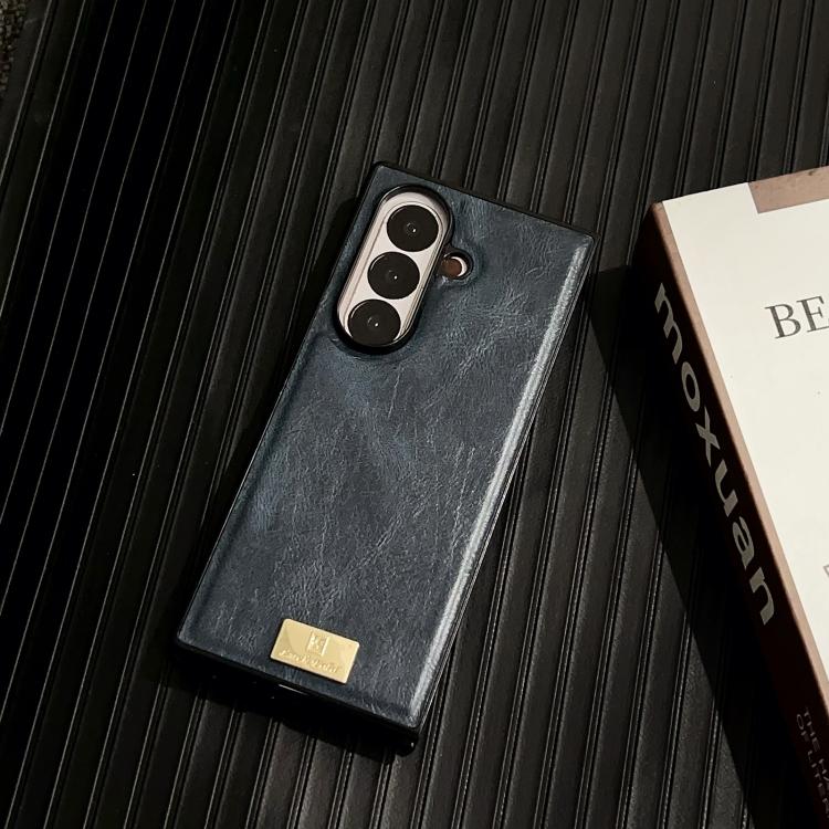 For Samsung Galaxy Z Fold7 5G Crazy Horse Texture PU Phone Case