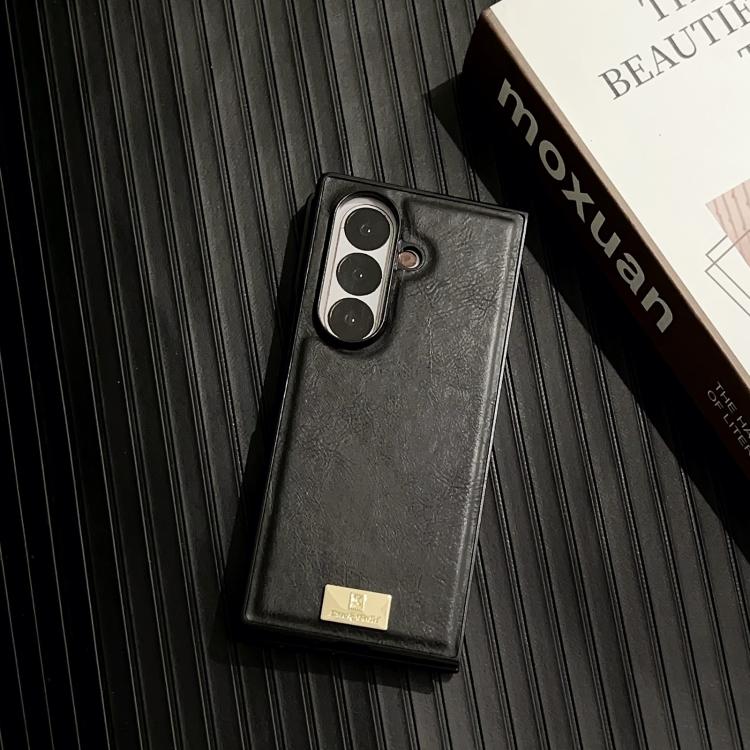 For Samsung Galaxy Z Fold7 5G Crazy Horse Texture PU Phone Case