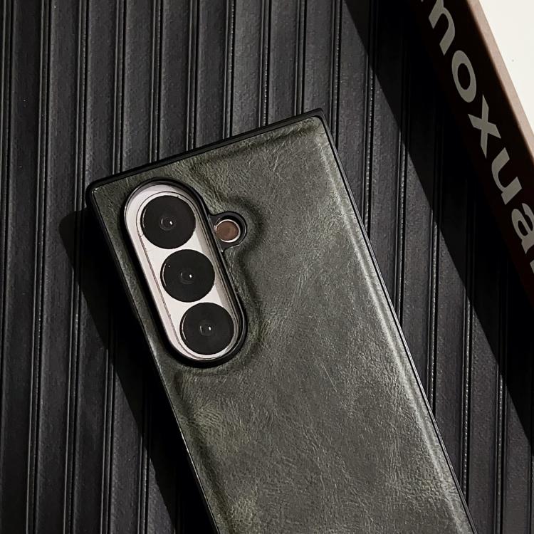 For Samsung Galaxy Z Fold7 5G Crazy Horse Texture PU Phone Case