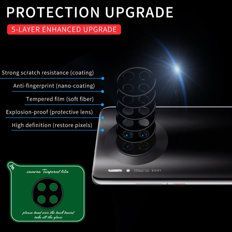 For Huawei Mate 30 Silk Screen Luminous Ring Back Camera Lens Film