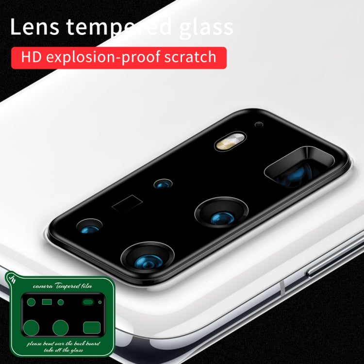 For Huawei P40 Pro+ Silk Screen Luminous Ring Back Camera Lens Film