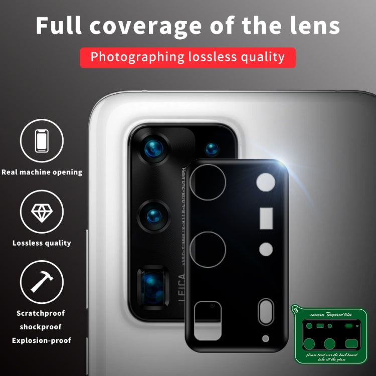 For Huawei P40 Pro+ Silk Screen Luminous Ring Back Camera Lens Film