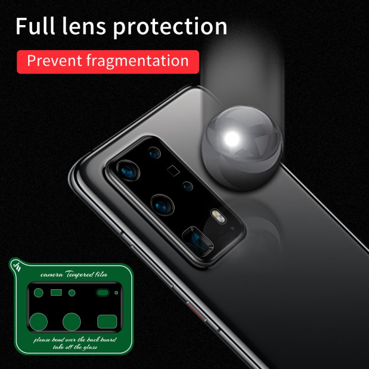 For Huawei P40 Pro+ Silk Screen Luminous Ring Back Camera Lens Film