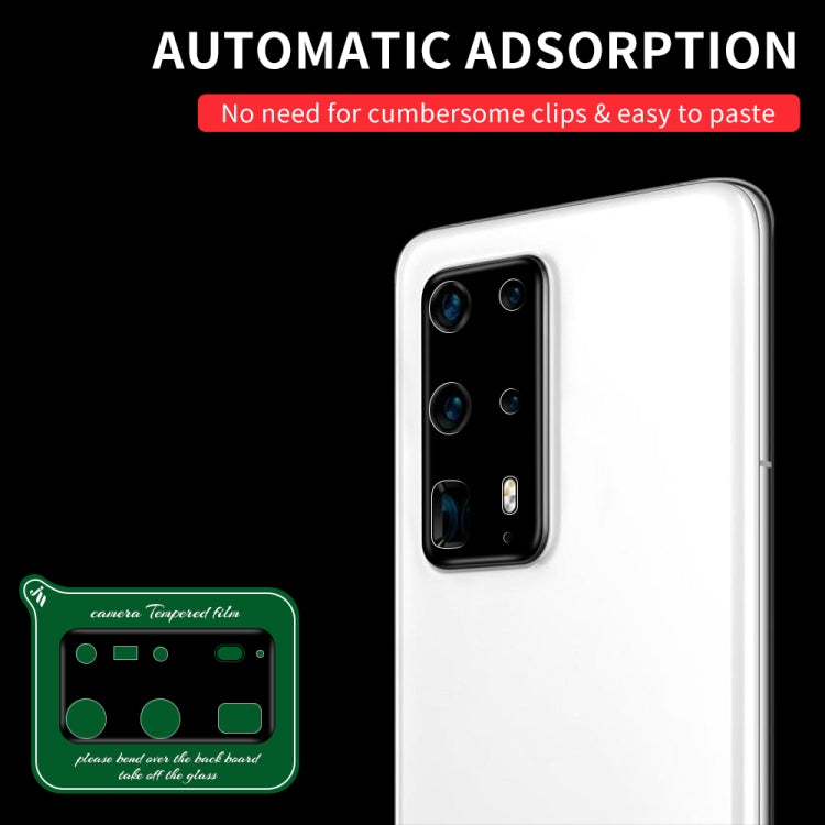 For Huawei P40 Pro+ Silk Screen Luminous Ring Back Camera Lens Film