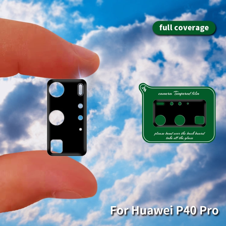 For Huawei P40 Pro Silk Screen Luminous Ring Back Camera Lens Film