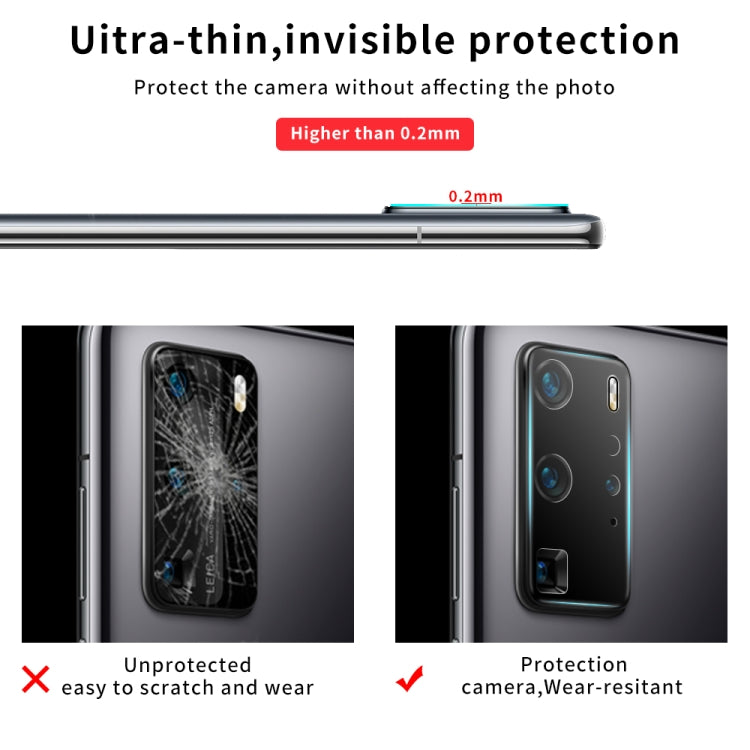 For Huawei P40 Pro Silk Screen Luminous Ring Back Camera Lens Film