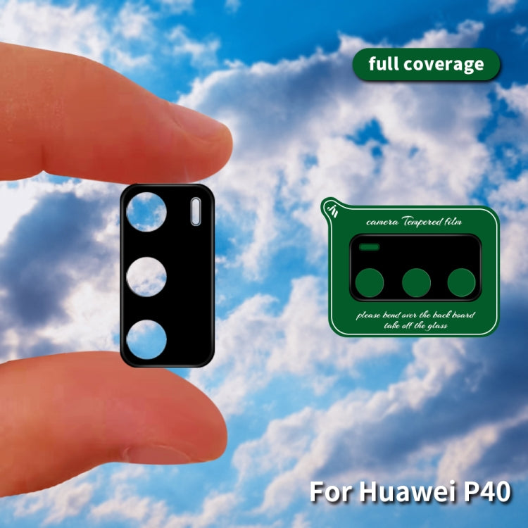 For Huawei P40 Silk Screen Luminous Ring Back Camera Lens Film