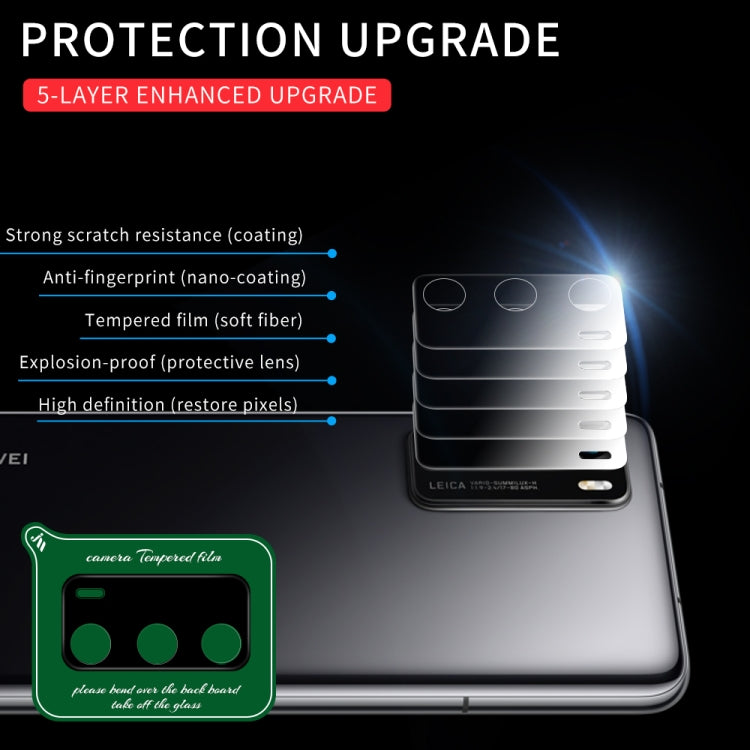 For Huawei P40 Silk Screen Luminous Ring Back Camera Lens Film