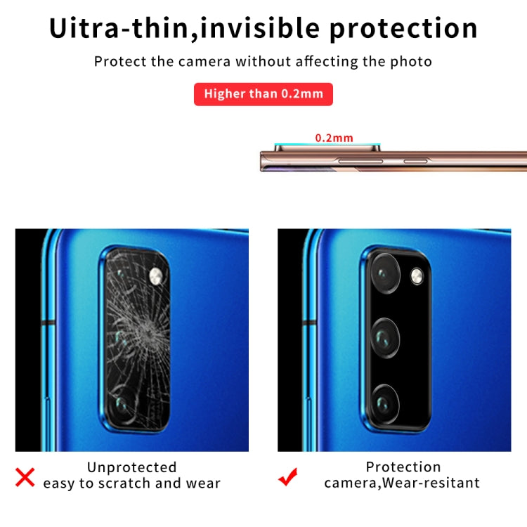 For Huawei Honor V30 Pro Silk Screen Luminous Ring Back Camera Lens Film