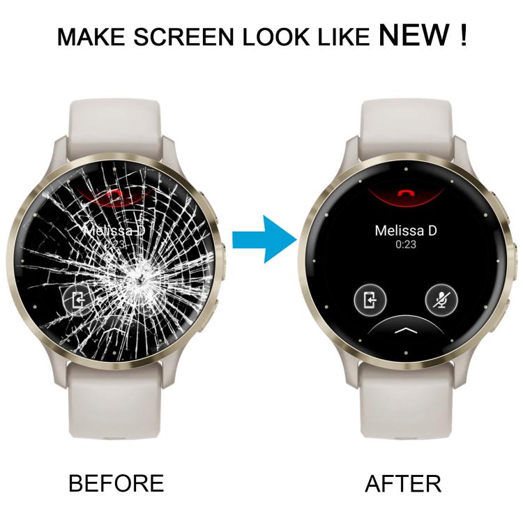 For Garmin Venu 3S Original LCD Screen with Digitizer Full Assembly, Without NFC Sticker