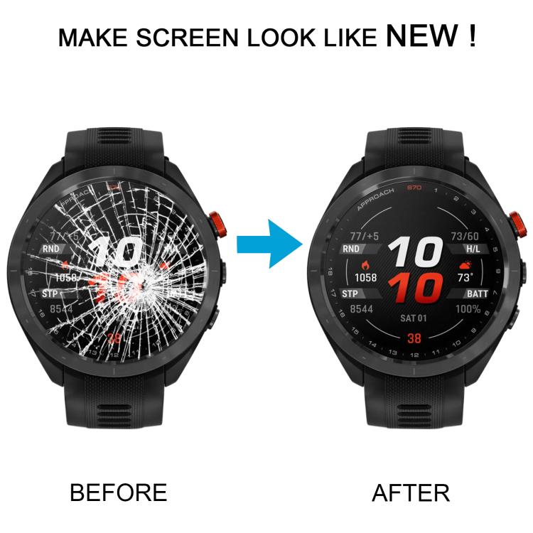 For Garmin Approach S70 42mm Original Front Screen Outer Glass Lens