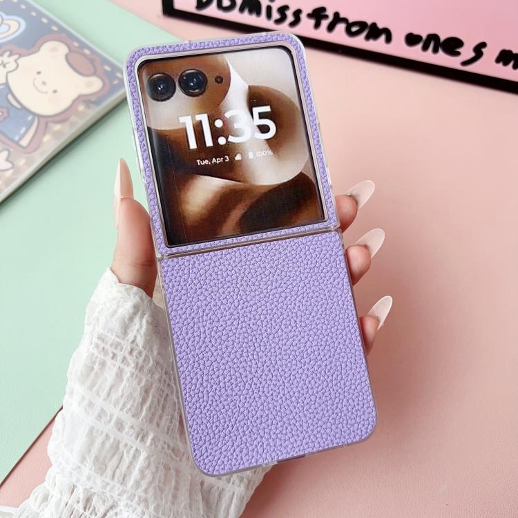 For Motorola Razr 60 Ultra Transparent Frame Jelly PU + PC Phone Case