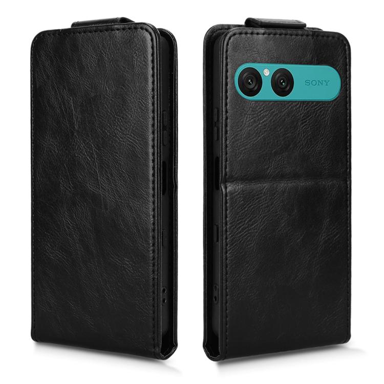 For Sony Xperia 10 VII Magnetic Vertical Flip Leather Phone Case with Buckle