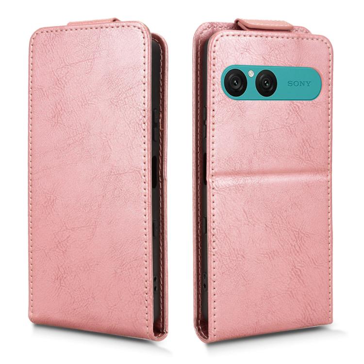 For Sony Xperia 10 VII Magnetic Vertical Flip Leather Phone Case with Buckle