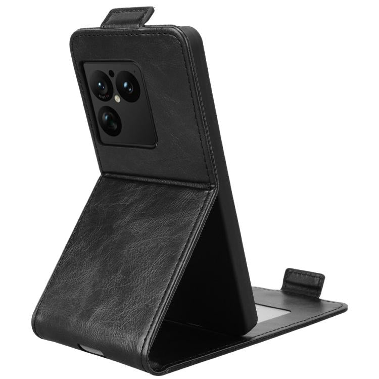 For Sony Xperia 1 VIII Magnetic Vertical Flip Leather Phone Case with Buckle