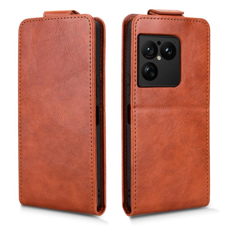 For Sony Xperia 1 VIII Magnetic Vertical Flip Leather Phone Case with Buckle