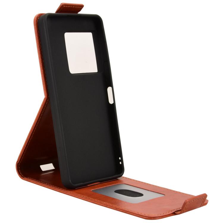 For Sony Xperia 1 VIII Magnetic Vertical Flip Leather Phone Case with Buckle