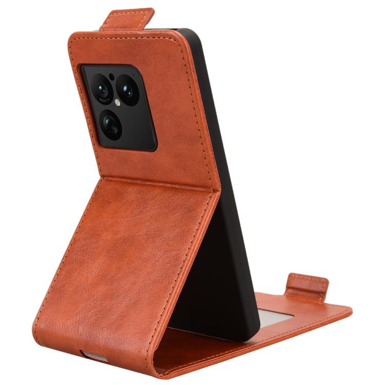 For Sony Xperia 1 VIII Magnetic Vertical Flip Leather Phone Case with Buckle