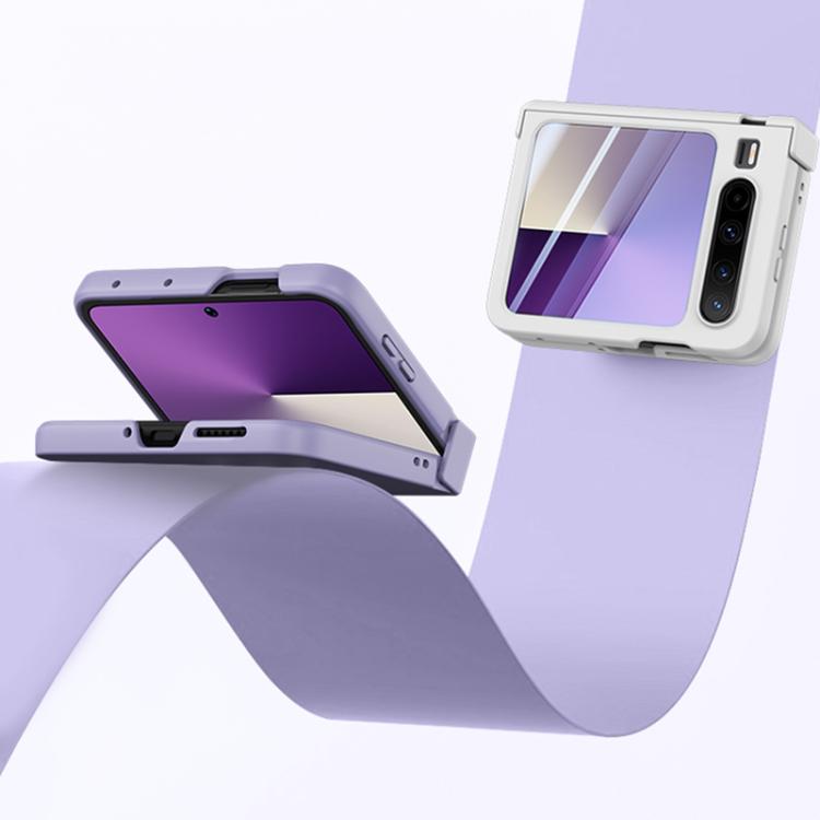 For Huawei Pura X Three Parts PC Skin Feel Shockproof Phone Case with Ring