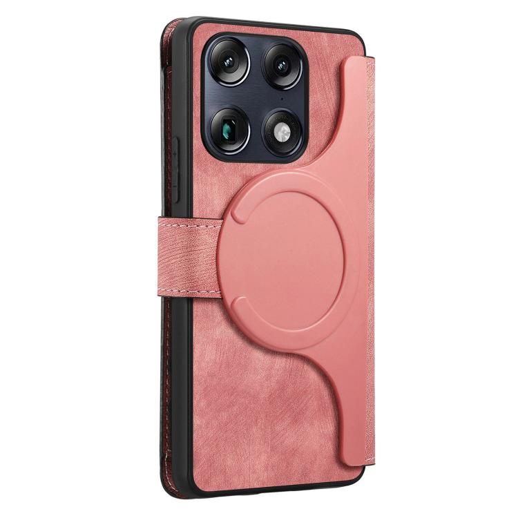 For Motorola Moto X70 Air Pro 5G CaseNeo MagSafe RFID Anti-theft Zipper Wallet Retro Leather Phone Case