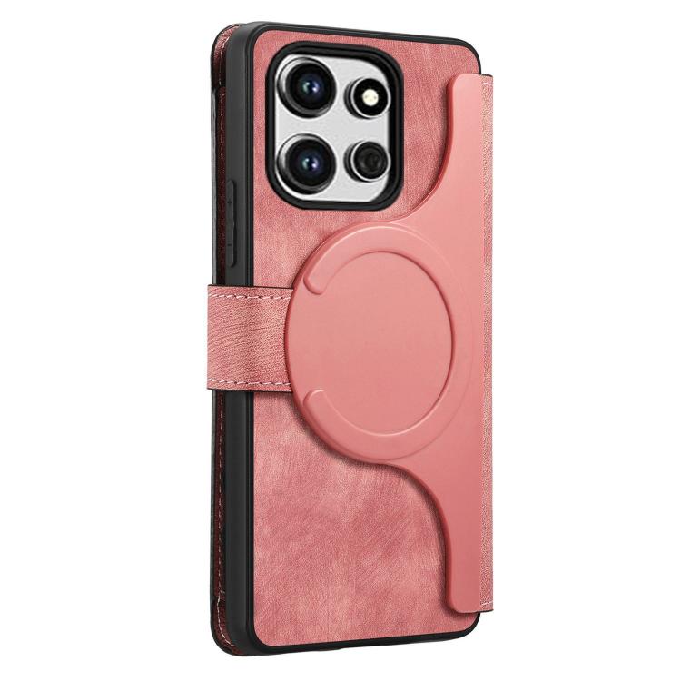 For Motorola Edge 60 Neo / 50 Neo CaseNeo MagSafe RFID Anti-theft Zipper Wallet Retro Leather Phone Case