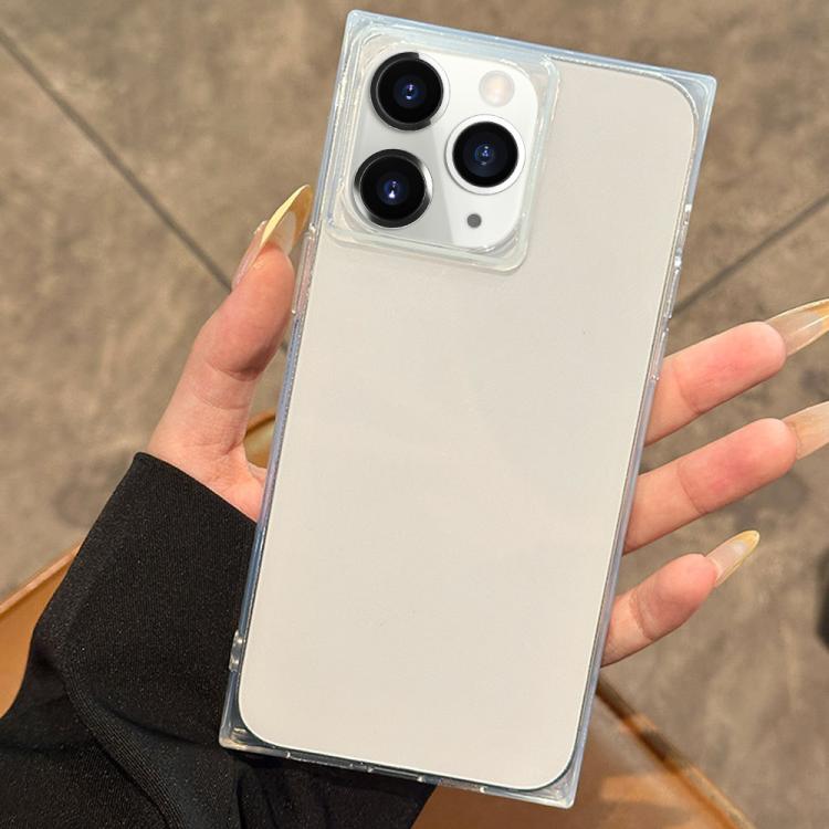 For iPhone 11 Pro Max All Inclusive Cube TPU Phone Case - Transparent
