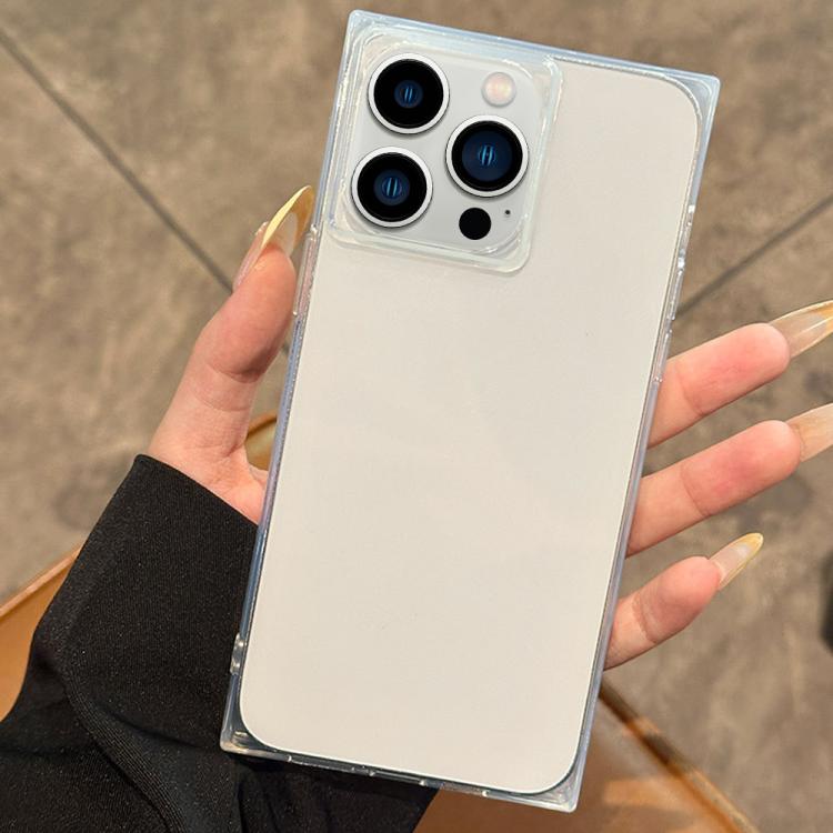 For iPhone 13 Pro All Inclusive Cube TPU Phone Case - Transparent