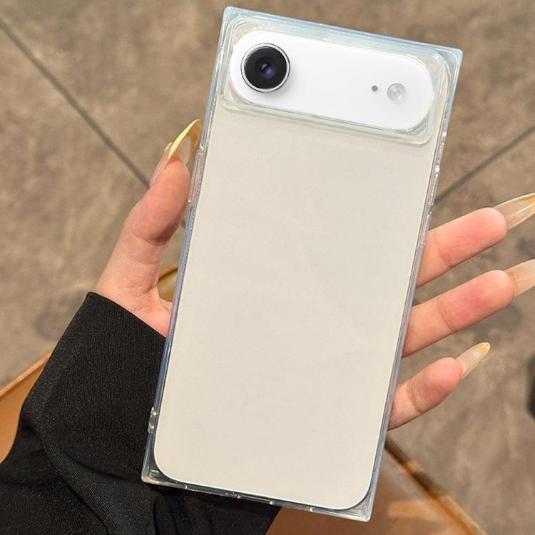 For iPhone Air All Inclusive Cube TPU Phone Case - Transparent