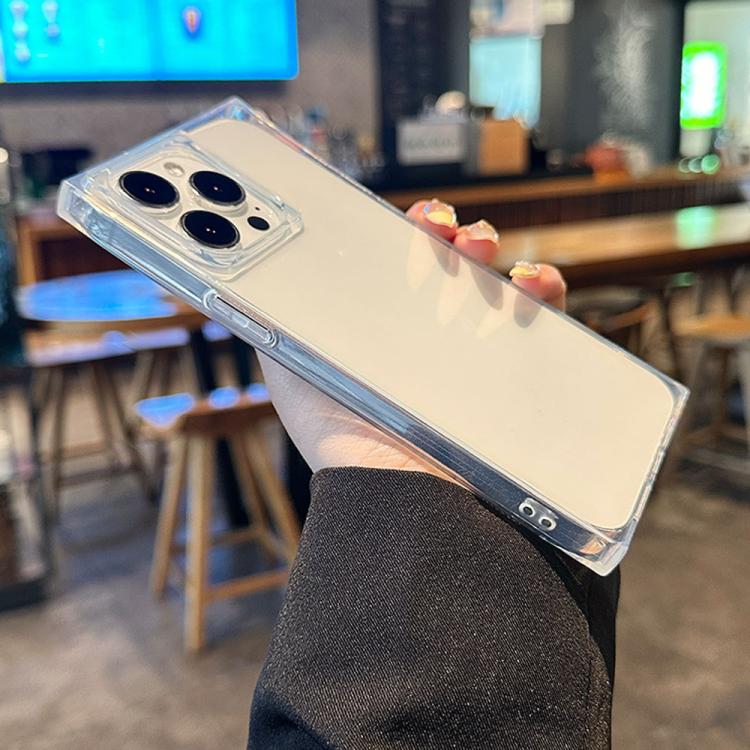 For iPhone Air All Inclusive Cube TPU Phone Case - Transparent