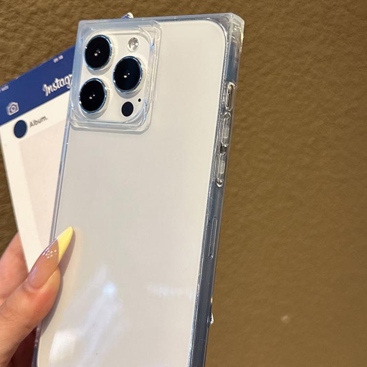 For iPhone 17 Pro Max All Inclusive Cube TPU Phone Case - Transparent