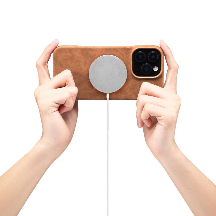 For iPhone 17e / 16e Retro Texture MagSafe Phone Case