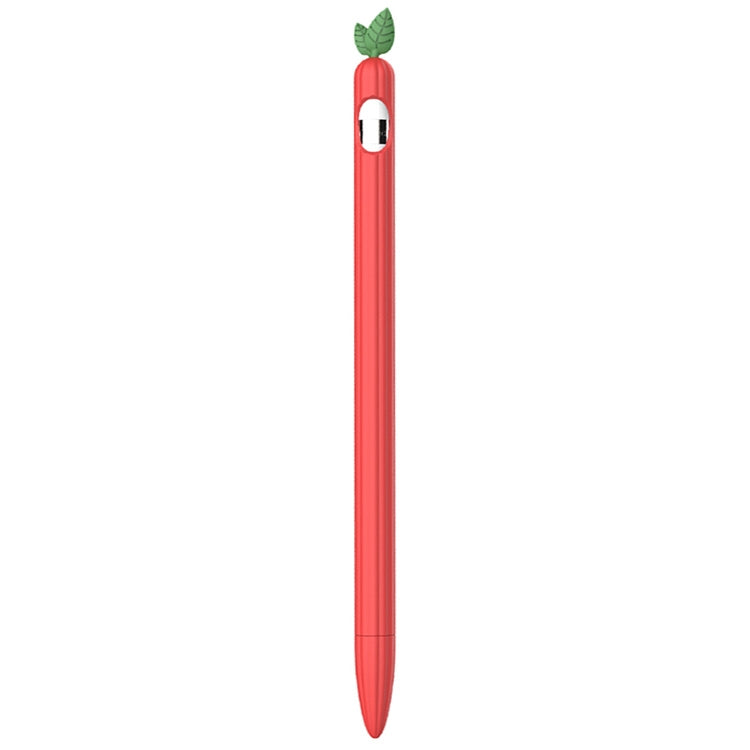For Apple Pencil 1 Contrasting Color Mint Leaf Silicone Non-slip Protective Cover